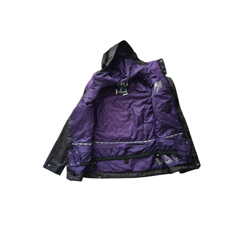 Burton Dryride Gray Jacket with Hood - Picture 10 of 10
